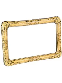 Smiffys Inflatable Picture Frame, Gold