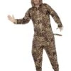 Smiffys Leopard Costume, Brown
