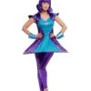 Smiffys Alien Lady Costume, Multi-Coloured