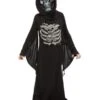 Smiffys Skeleton Reaper Costume, Black