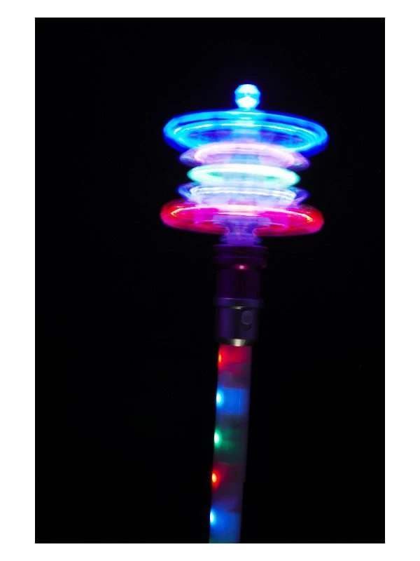 Smiffys Snowflake Wand, Light Up, Multi-Coloured 1 Smiffys Snowflake Wand, Light Up, Multi-Coloured