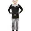 Smiffys Elves Behavin’ Badly Bad Elf Costume, Grey & Black