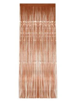 Smiffys Shimmer Curtain, Rose Gold