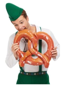 Smiffys Beer Festival Inflatable Pretzel, Brown
