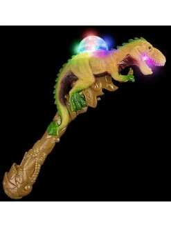 Smiffys LED Light Up Dinosaur Projecting Wand