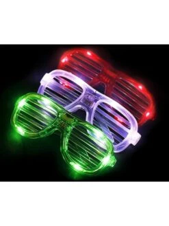 Smiffys LED Light Up Shutter Glasses, Assorted