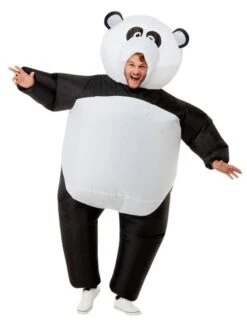 Smiffys Inflatable Giant Panda Costume, Black & White