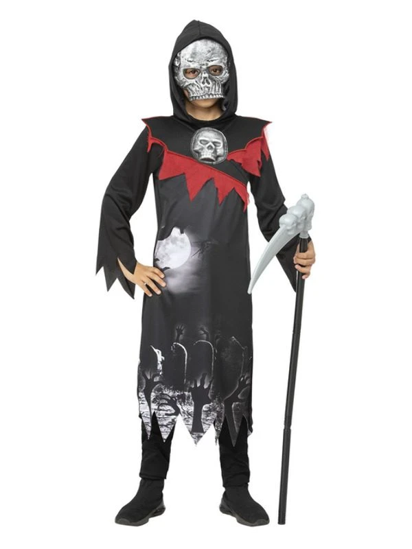 Smiffys Deluxe Grim Reaper Costume 1 Smiffys Deluxe Grim Reaper Costume