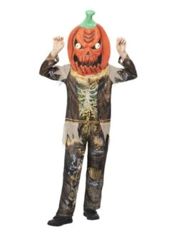 Smiffys Pumpkin Scarecrow Reaper Costume