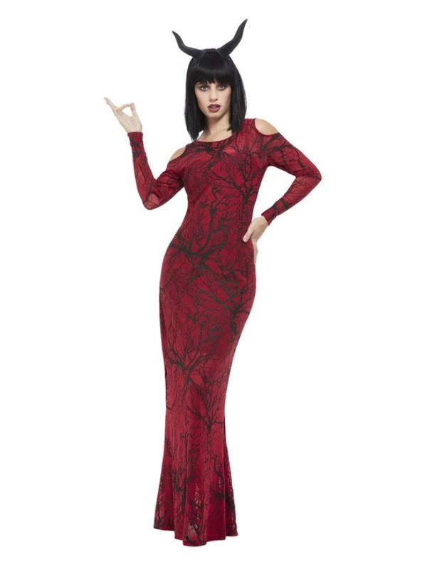 Smiffys Deluxe Devil Costume, Red