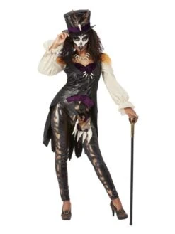 Smiffys Deluxe Voodoo Witch Doctor Costume, Black