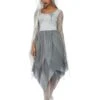 Smiffys Grave Yard Bride Costume, Grey
