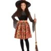 Smiffys Vintage Witch Costume, Orange
