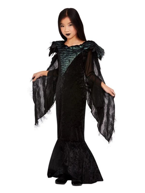 Smiffys Deluxe Raven Princess Costume, Black 1 Smiffys Deluxe Raven Princess Costume, Black