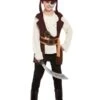 Smiffys Dark Spirit Pirate Costume, Brown
