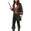 Smiffys Deluxe Swashbuckler Pirate Costume, Black