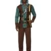 Smiffys Deluxe Forest Archer Costume, Green