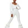 Smiffys 70s Deluxe Glam Costume, White