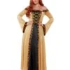 Smiffys Deluxe Medieval Countess Costume, Gold