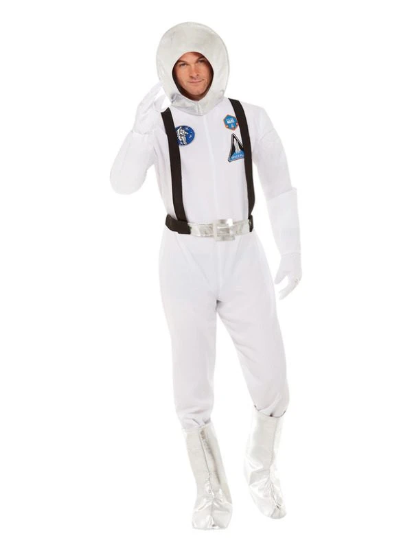Smiffys Out Of Space Costume, White 1 Smiffys Out Of Space Costume, White