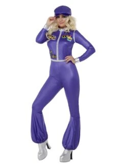 Smiffys 70s Dancing Queen Costume, Purple