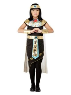 Smiffys Deluxe Egyptian Princess Costume, Black