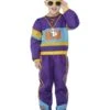 Smiffys 80s Relax Costume, Purple