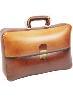 Smiffys Inflatable Briefcase, Brown
