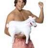 Smiffys Inflatable Sheep, Bonking Baa Baa, White