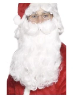 Smiffys Deluxe Santa Beard, White