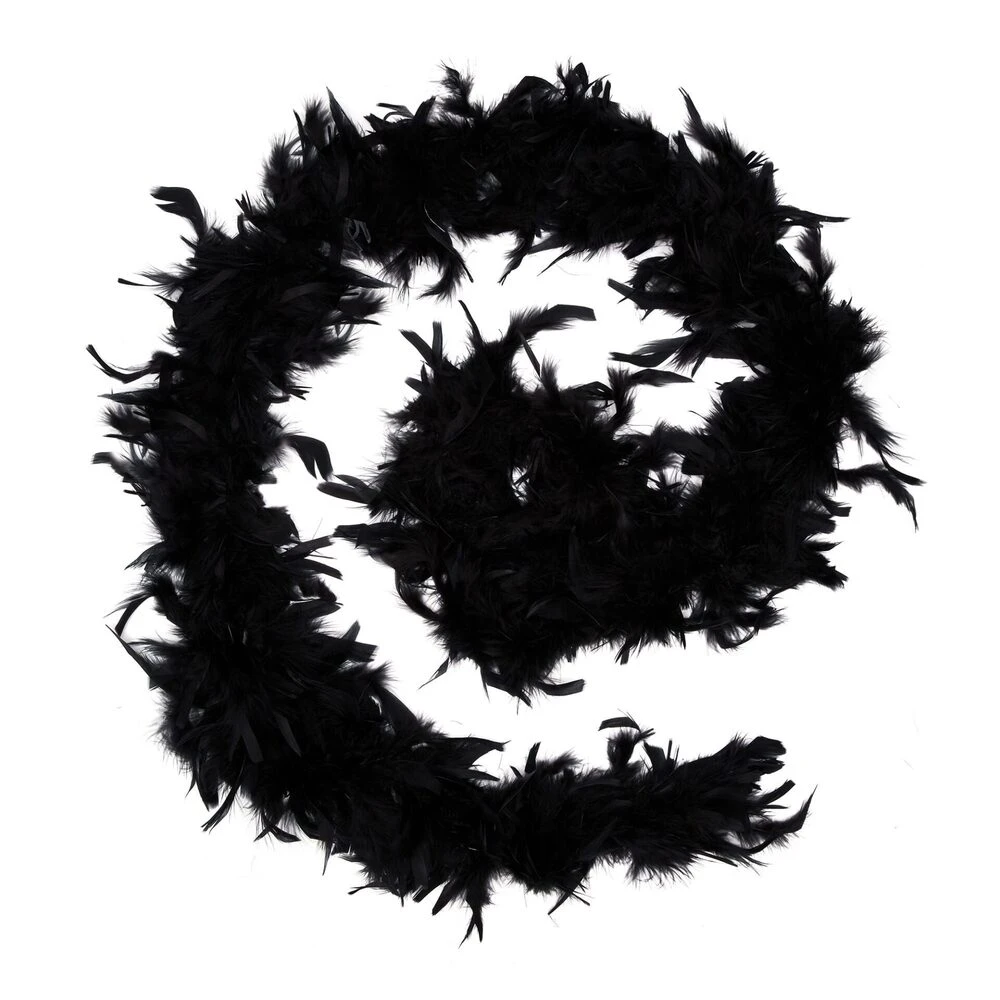 Feather Boa Black 1 Feather Boa Black