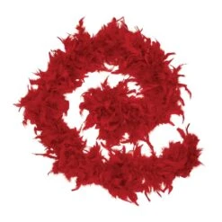 Feather Boa Red
