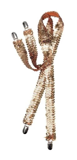 Sequin Braces Gold