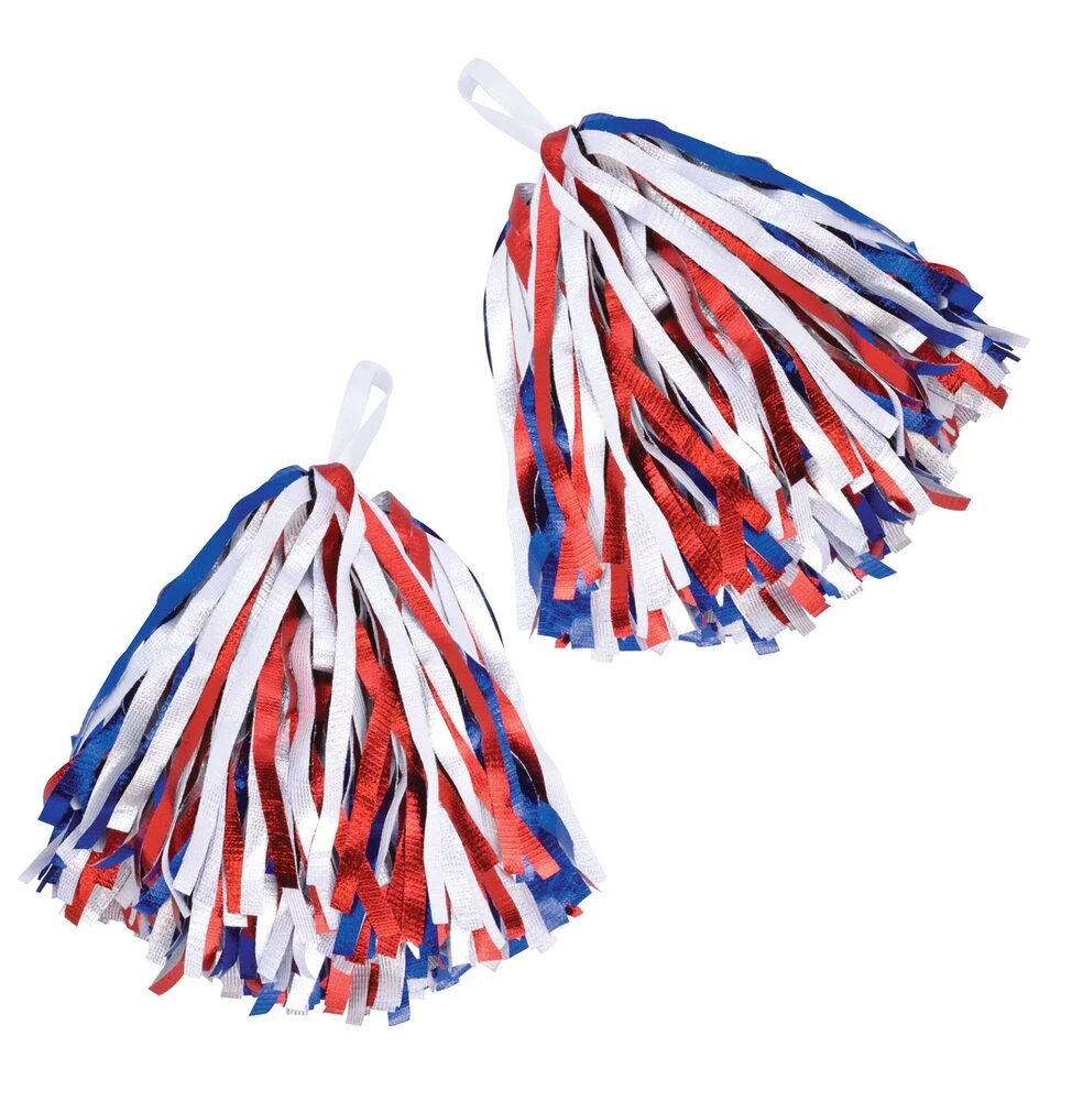 Red/White/Blue Pom Poms 1 Red/White/Blue Pom Poms