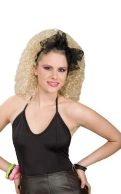 Lacy Black Hair Scarf