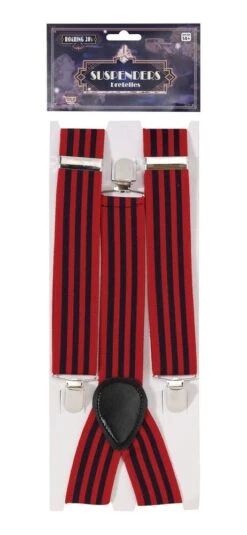 Striped Braces Red/Blue