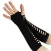Black Ladder Style Gloves