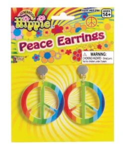 Rainbow Hippy Earrings