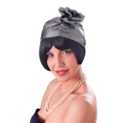 Silver Cloche 20s Hat