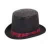 Top Hat ‘Aged’ Look Black With Red Band