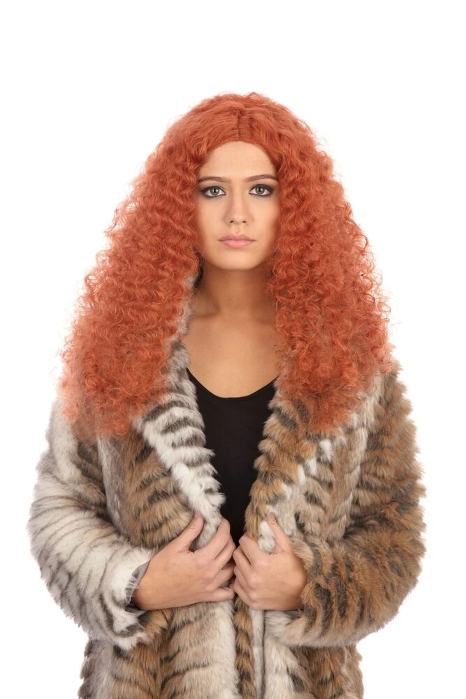 Frizzy Wig Long Auburn 1 Frizzy Wig Long Auburn