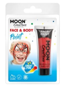 Smiffys Moon Creations Face & Body Paint, Red