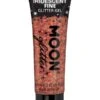 Smiffys Moon Glitter Iridescent Glitter Gel, Cherry