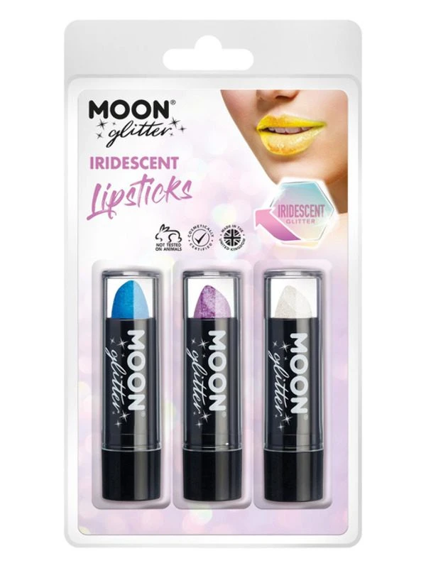 Smiffys Moon Glitter Iridescent Glitter Lipstick, 1 Smiffys Moon Glitter Iridescent Glitter Lipstick,