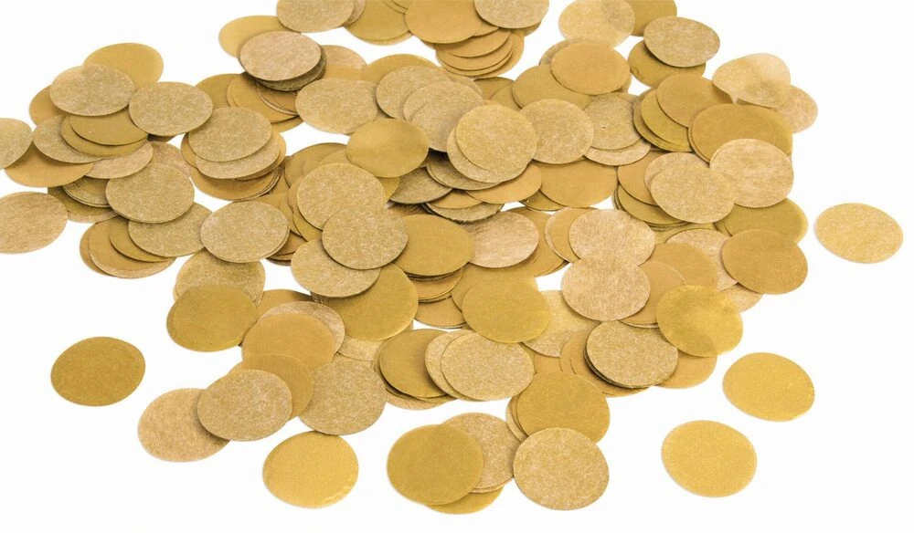 Paper Confetti Gold 1 Paper Confetti Gold