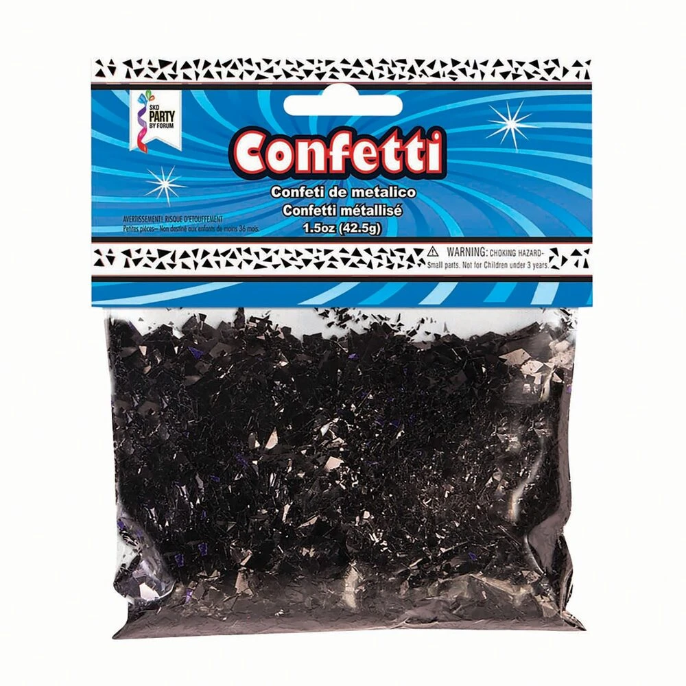 Confetti Black 1 Confetti Black