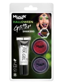 Smiffys Moon Terror Halloween Glitter Shakers,