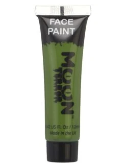 Smiffys Moon Terror Halloween Face & Body Paint, Green