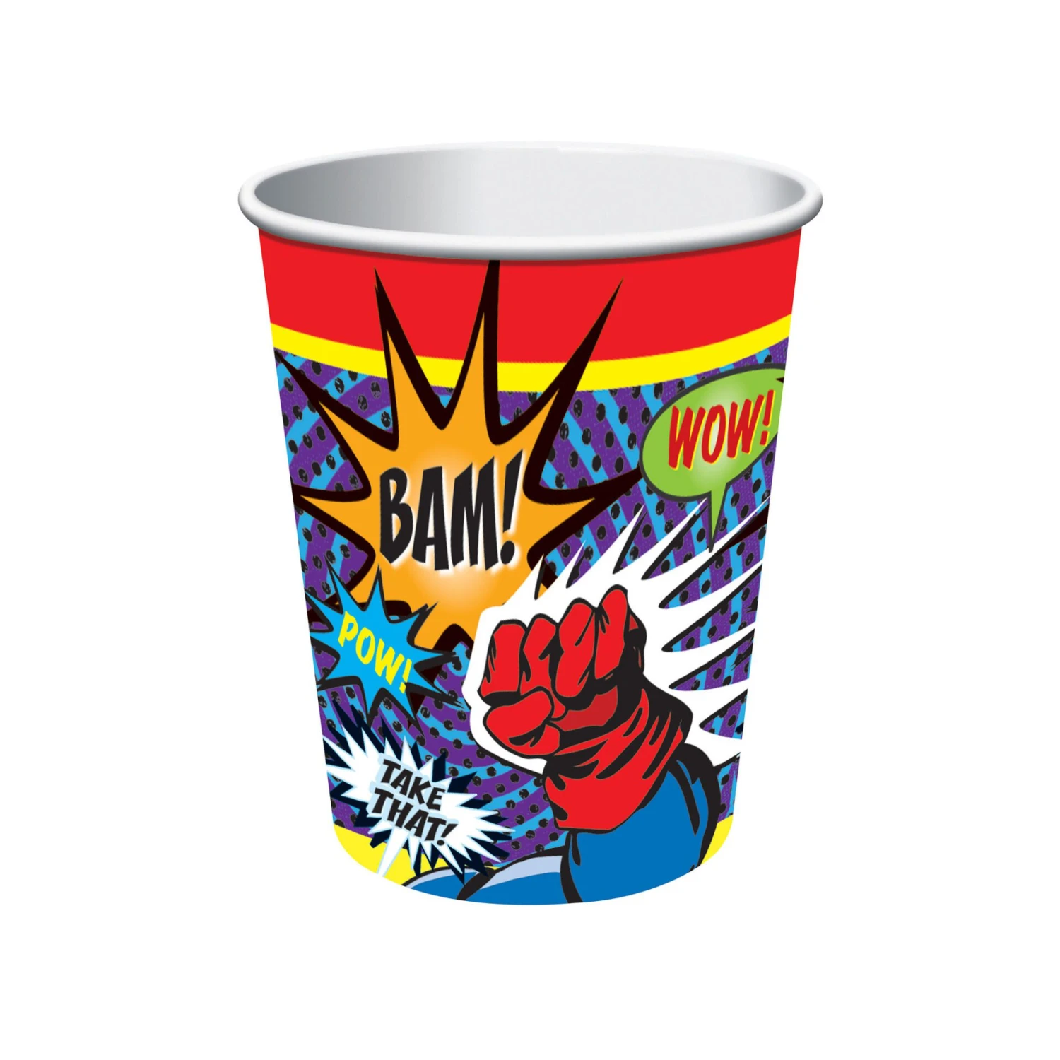 Super Hero Paper Cups 1 Super Hero Paper Cups