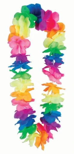 Lei Fluorescent Multi Colour Large Petals